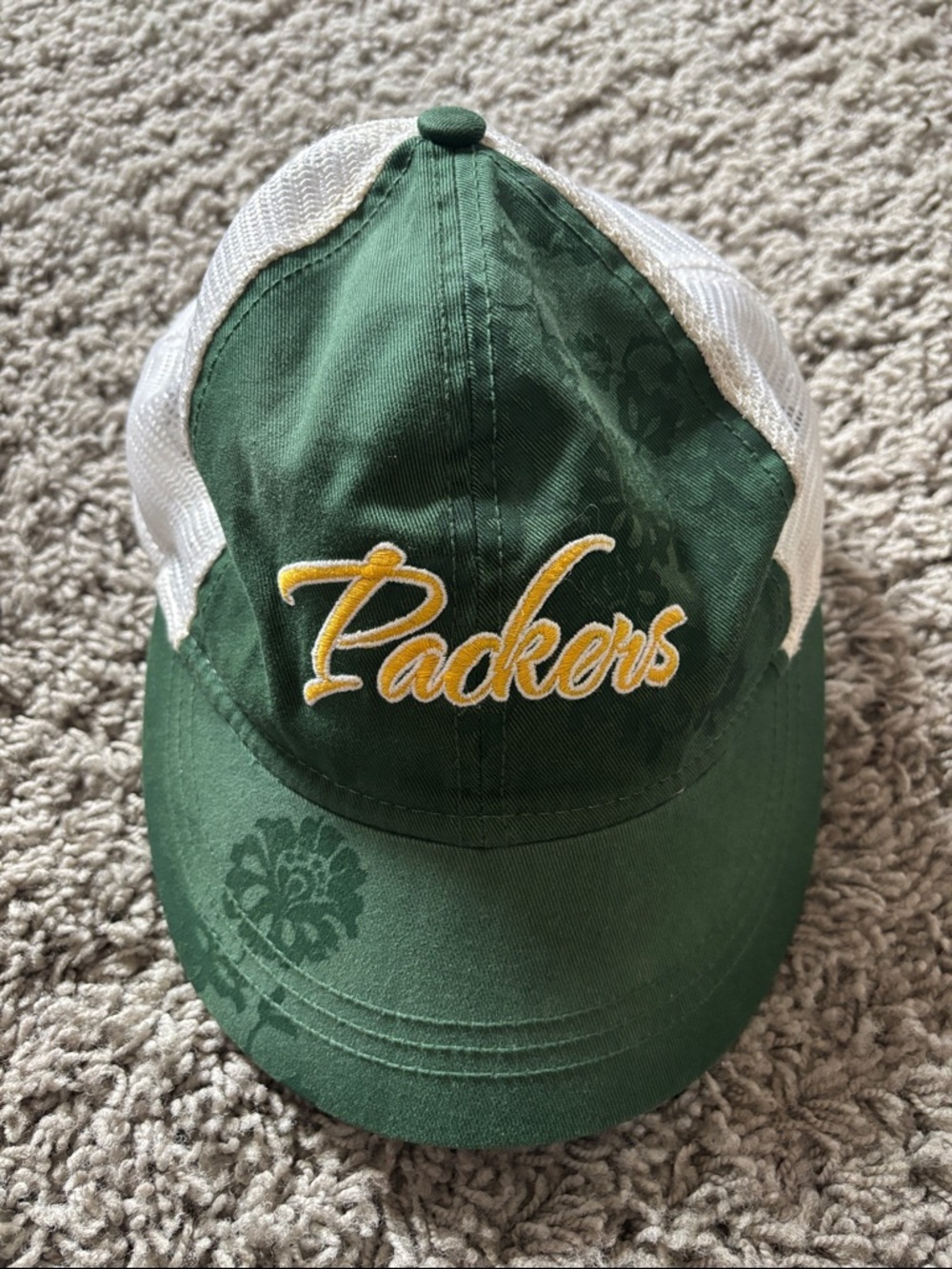 Reebok vintage Green Bay Packers trucker-style snapback hat